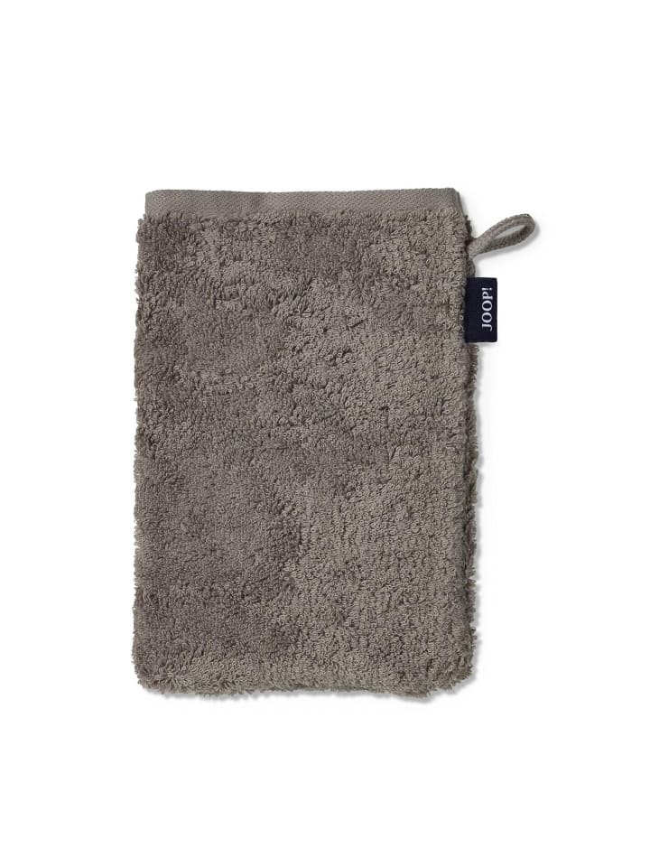 Waschlappen 1er Pack in Braun/Grau