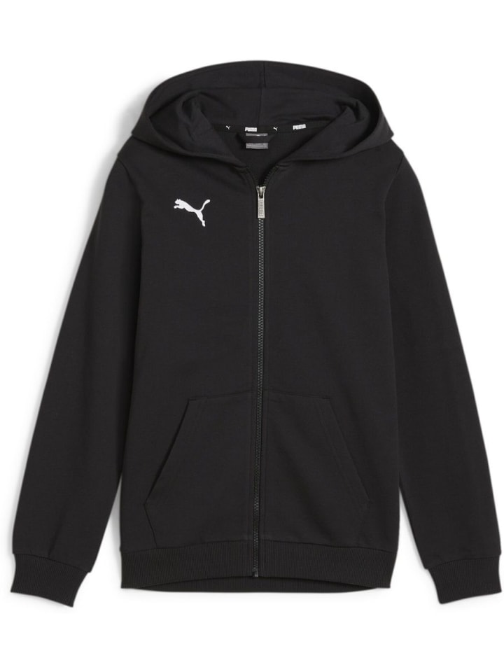 Hoodie "TeamGoal CasuaLongsleeve Hooded Jacket Jr" in Schwarz