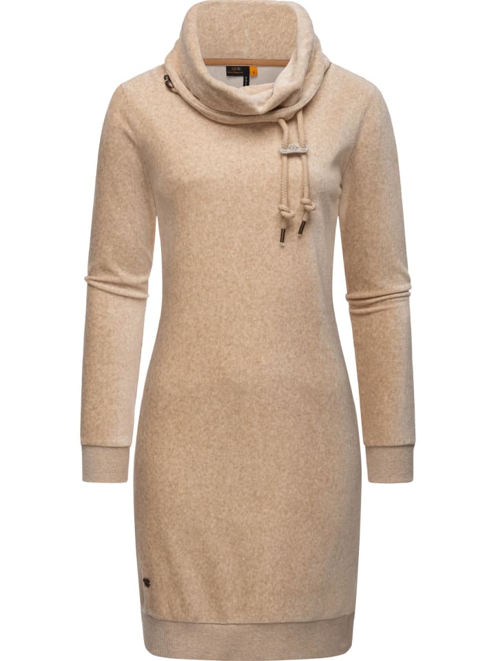 Sweatkleid Chloe Velvet in Sand23