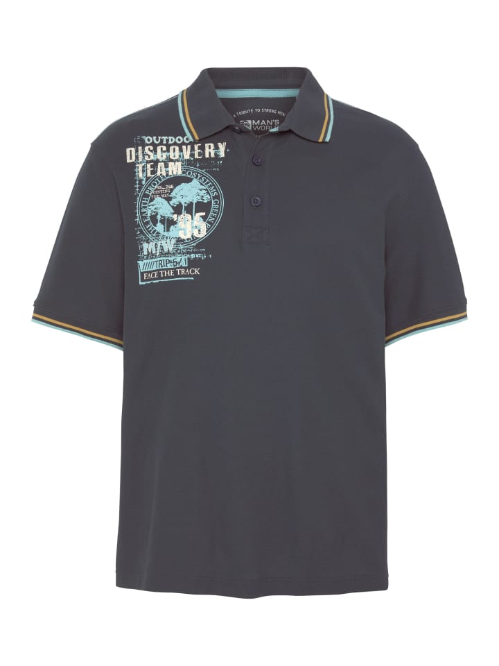 Poloshirt in nachtblau