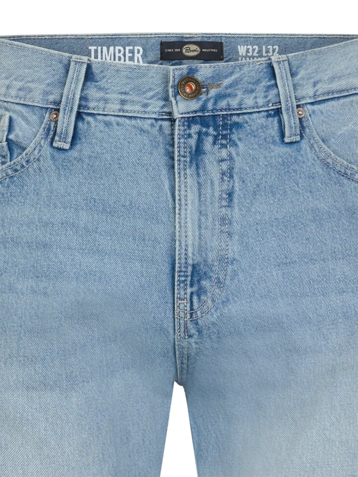 Timber Tapered Denim-Jeans Escorpión in Blau