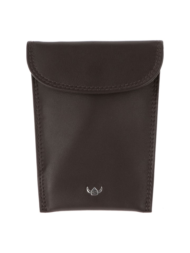 Polo Schlüsseletui Leder 8.5 cm dunkelbraun