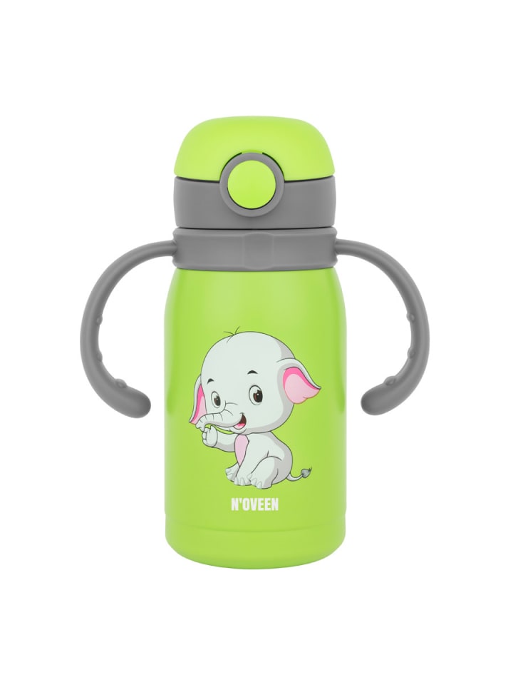 NOVEEN Solide Wasserflasche | 300 ml, Grün in Grün