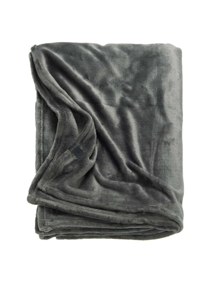 XL Kuscheldecke mit Ärmeln 240 x 150 cm - schwarz - Fleece