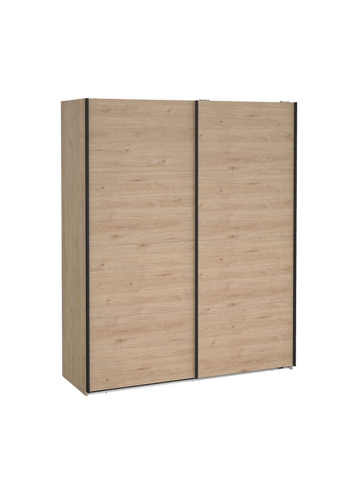 Schiebetürenschrank Bergamo (2-türig) Eiche 179 x 67 cm