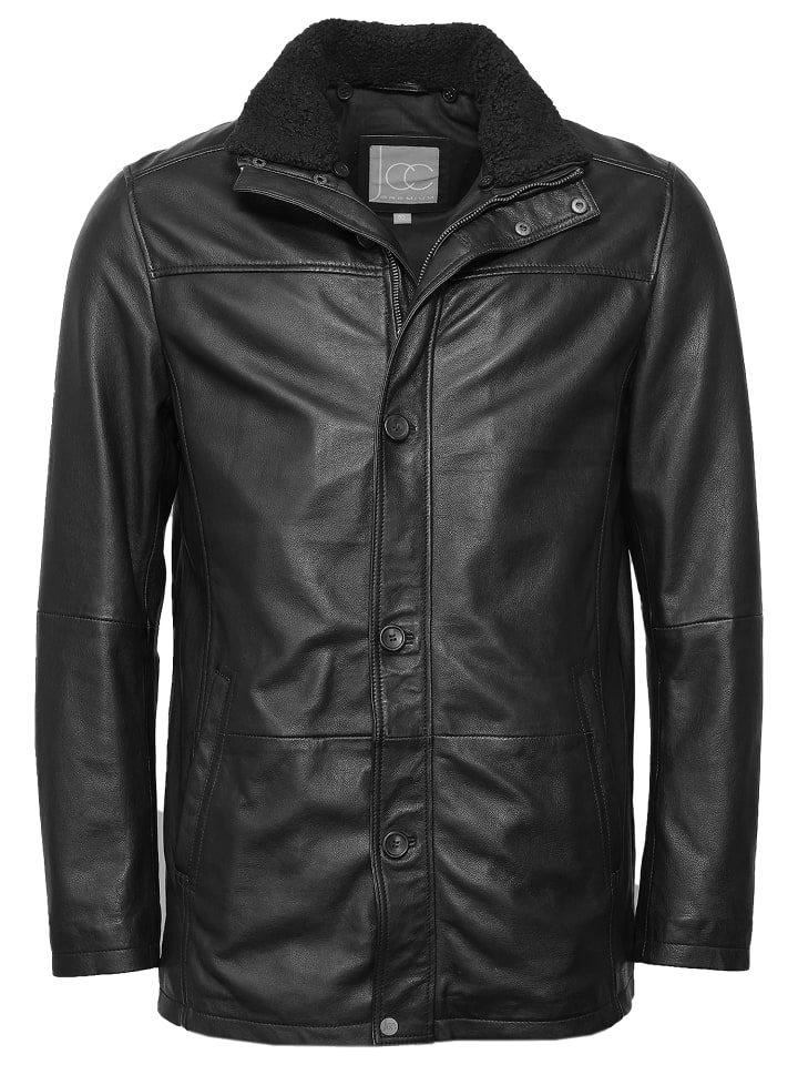 Lederjacke 31023634 in schwarz
