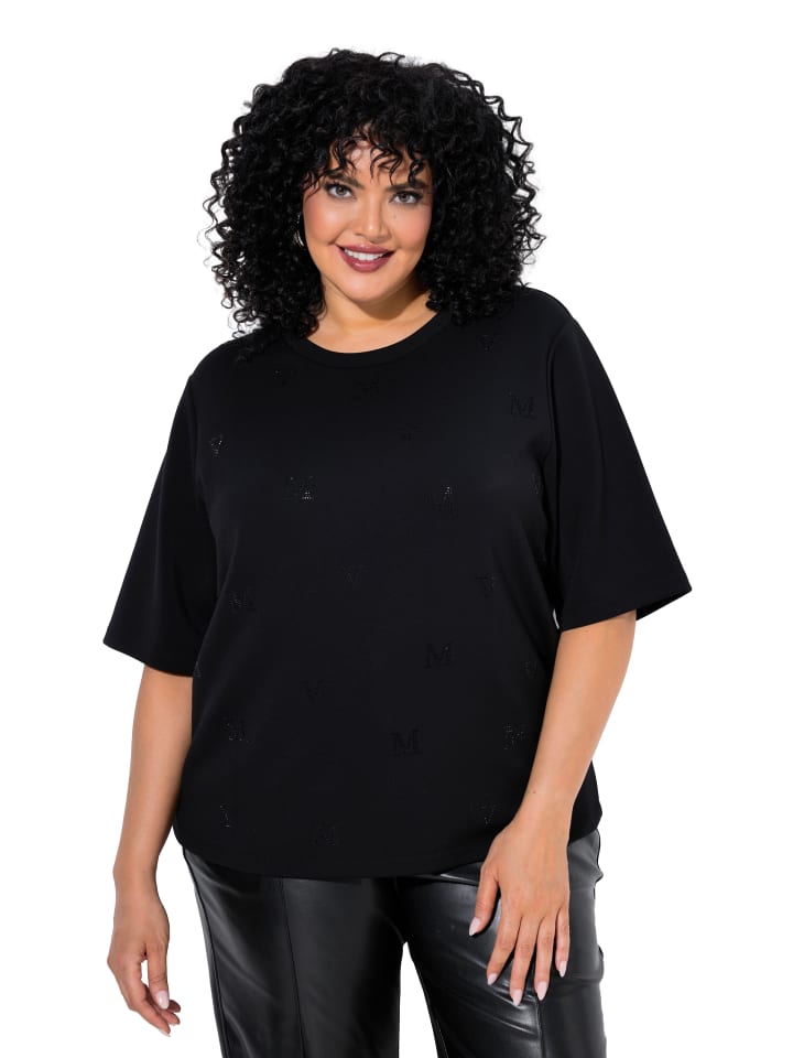 Sweatshirt in schwarz