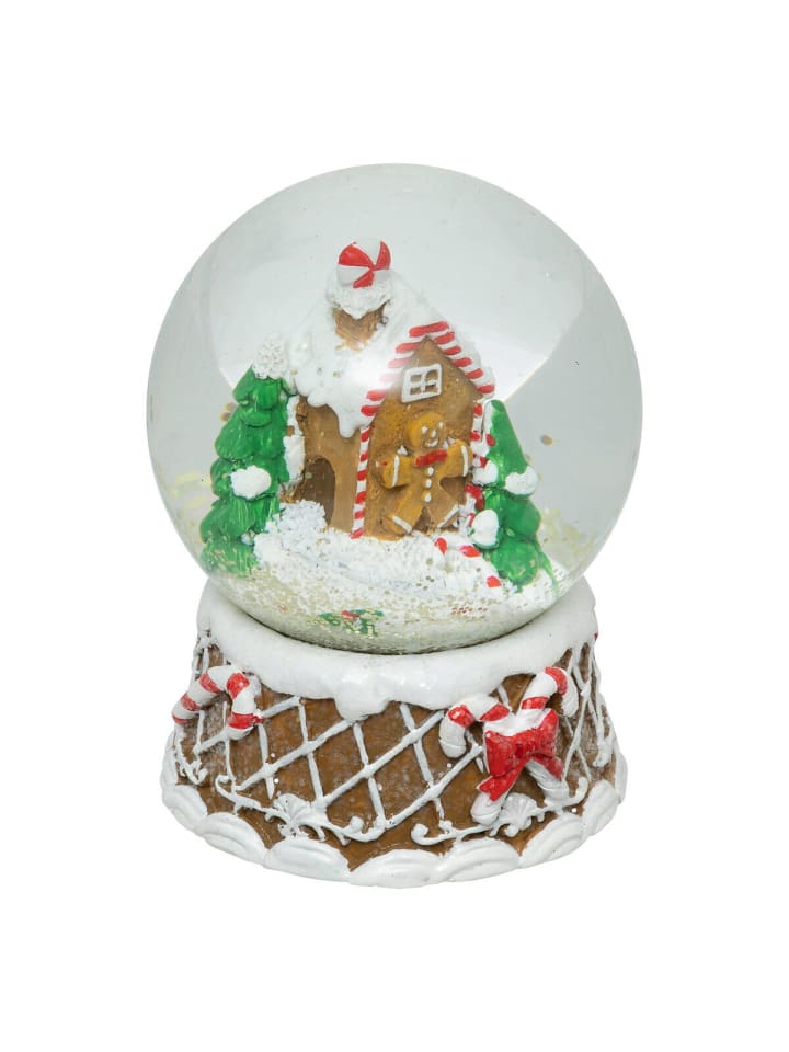 Schneekugel in mehrfarben