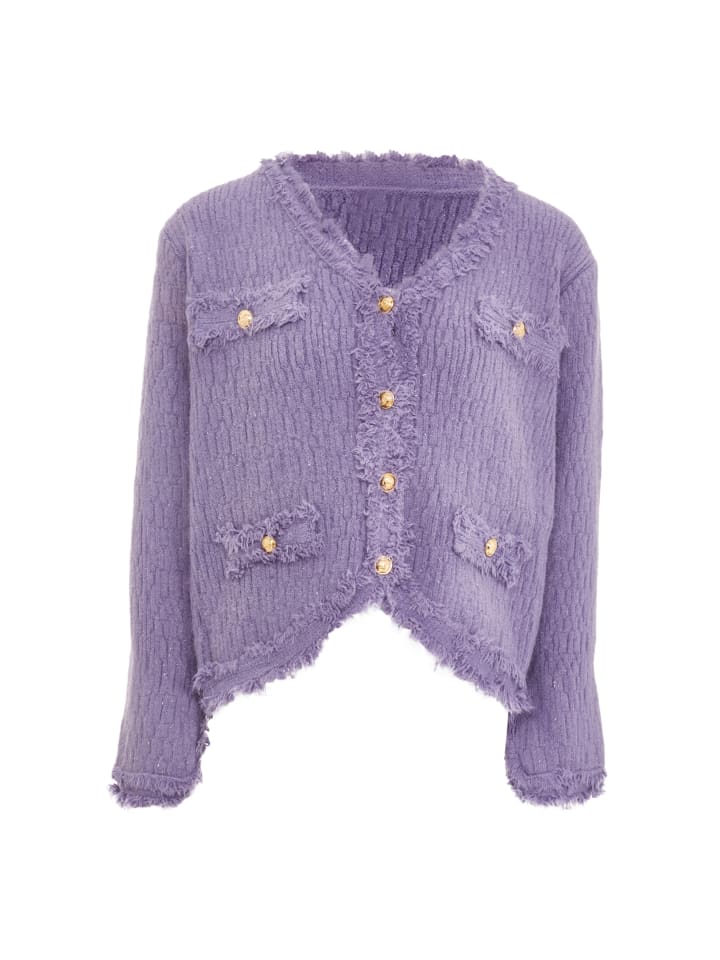 Damen Strickjacke in Lila