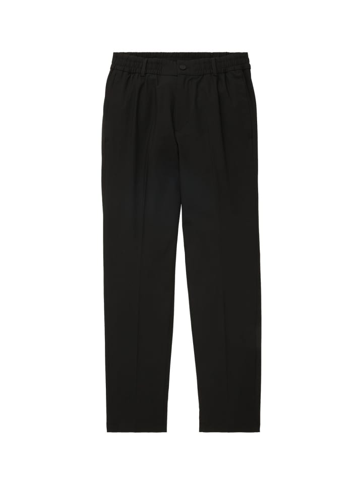Stoffhose / Chino RELAXED TAPERED CHINO comfort/relaxed in Schwarz