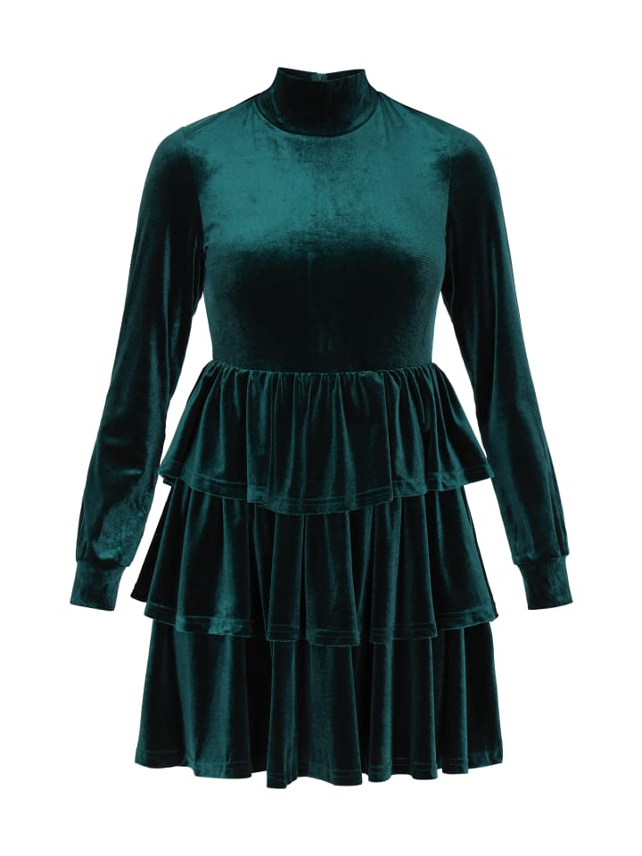Women Dress in Emerald