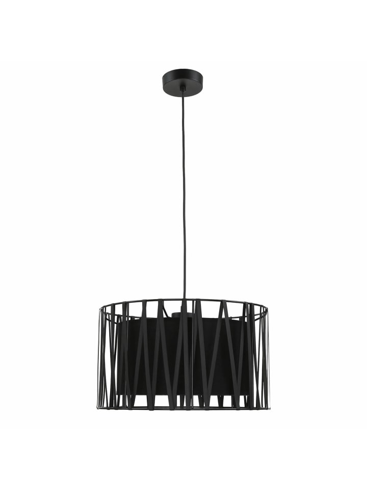 Pendelleuchte (B)40 x (L)40 x (T)120 cm in Schwarz
