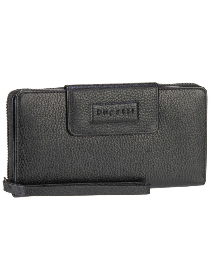 Geldbörse Elsa Ladies Zip Large in Schwarz