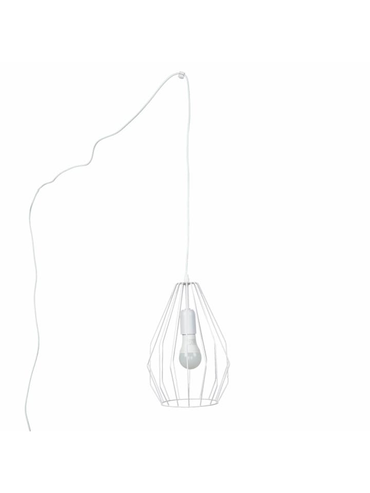 Pendelleuchte (B)22 x (L)22 x (T)580 cm in Weiß