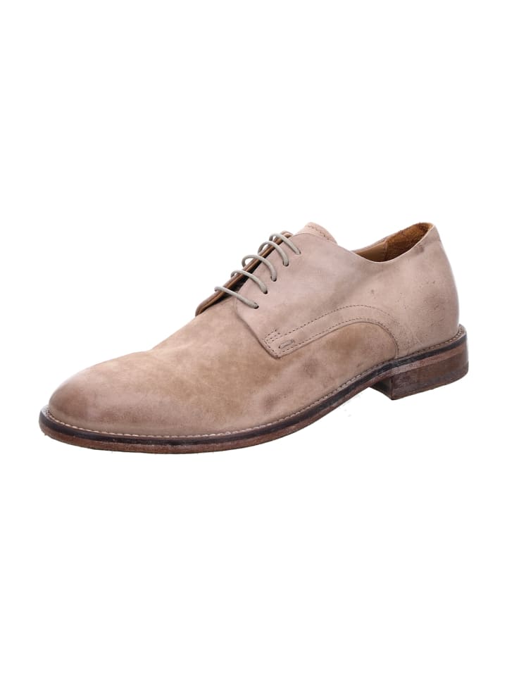 Klassische Schnürschuhe in Beige