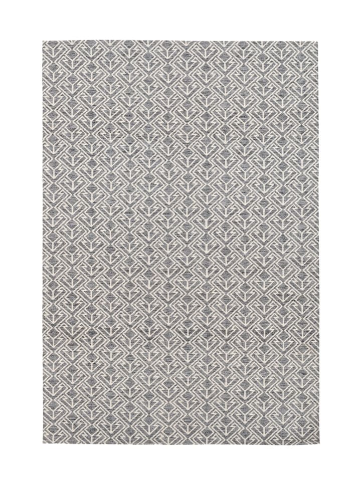Wohnzimmer Teppich – Kurzflorteppich Yoga 125 in grau - creme - rechteckig