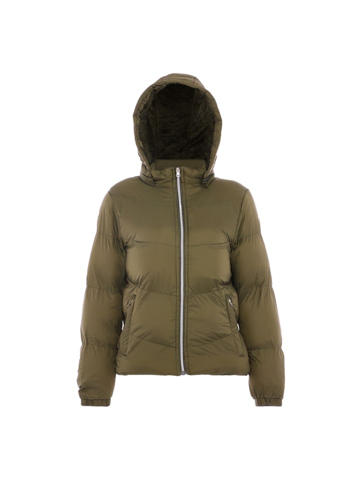 Damen Pufferjacke in Olive