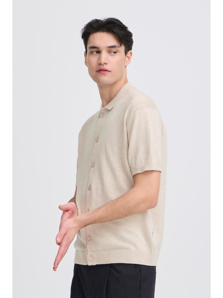 Kurzarmhemd CFBells in Beige