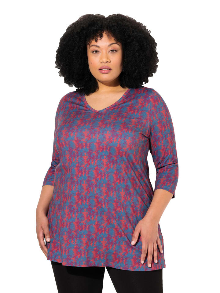 Longshirt in dunkle beere