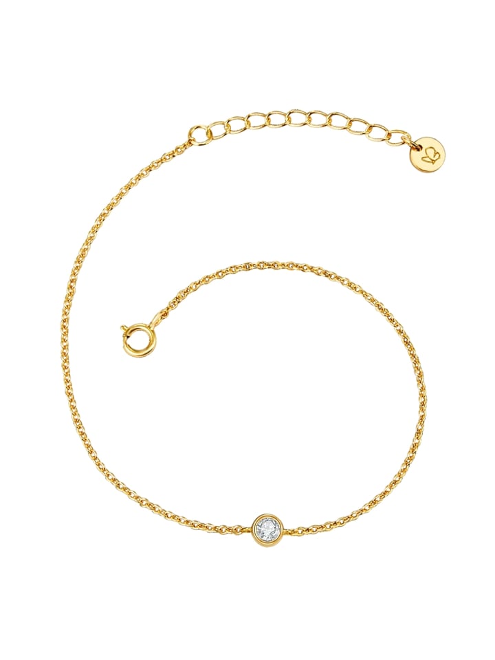 Armband aus Sterling Silber mit Topas in gelbgold