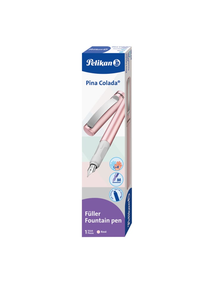 Füllhalter Pina Colada - M rosé metallic.