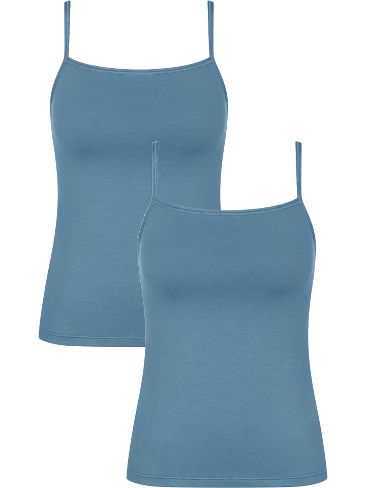 Spaghettitop EVER Ease Spaghetti Shirt in PROVINCIAL BLUE