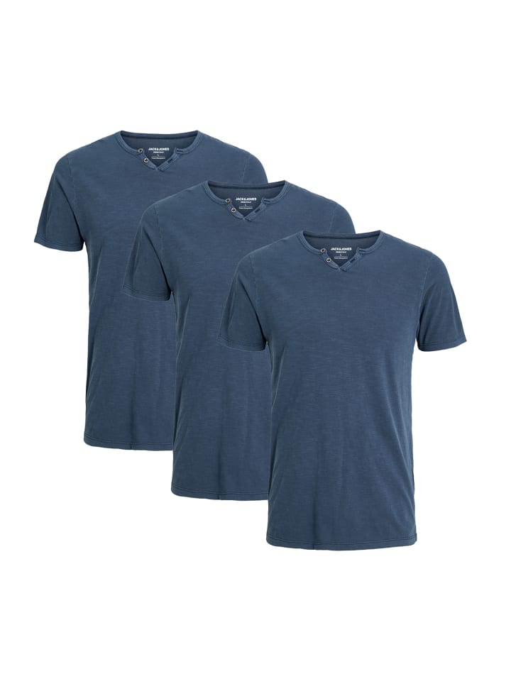 T-Shirt Split in Navy blazer
