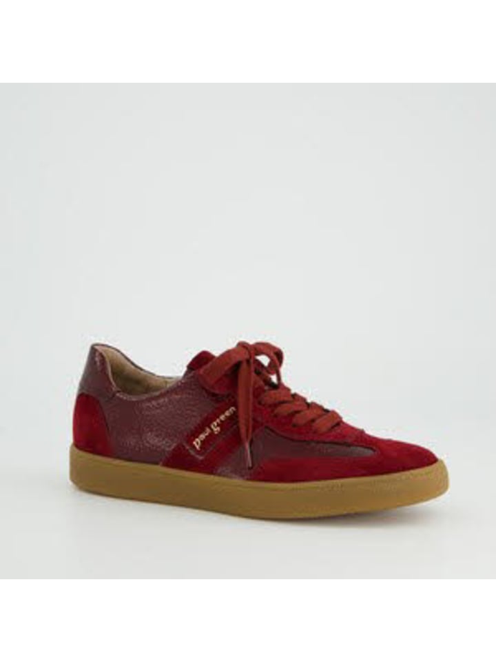 Damen- Schnürschuhe 0080-5437-174 in Rot