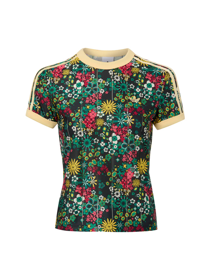 T-Shirt in schwarz tanne - 0001