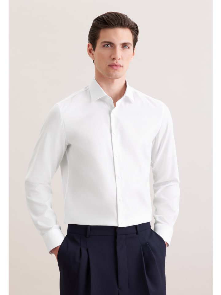 Business Hemd Slim in Weiß