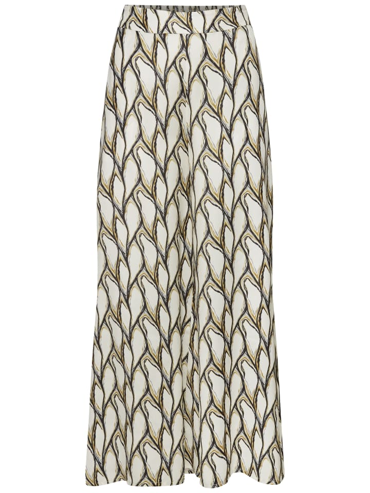 Webhose in beige-khaki bedruckt
