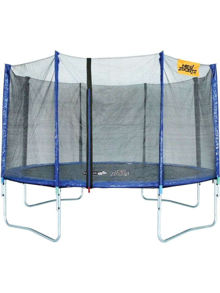 Trampolin mit Sicherheitsnetz Ø366cm in Blau ab 3 Jahre