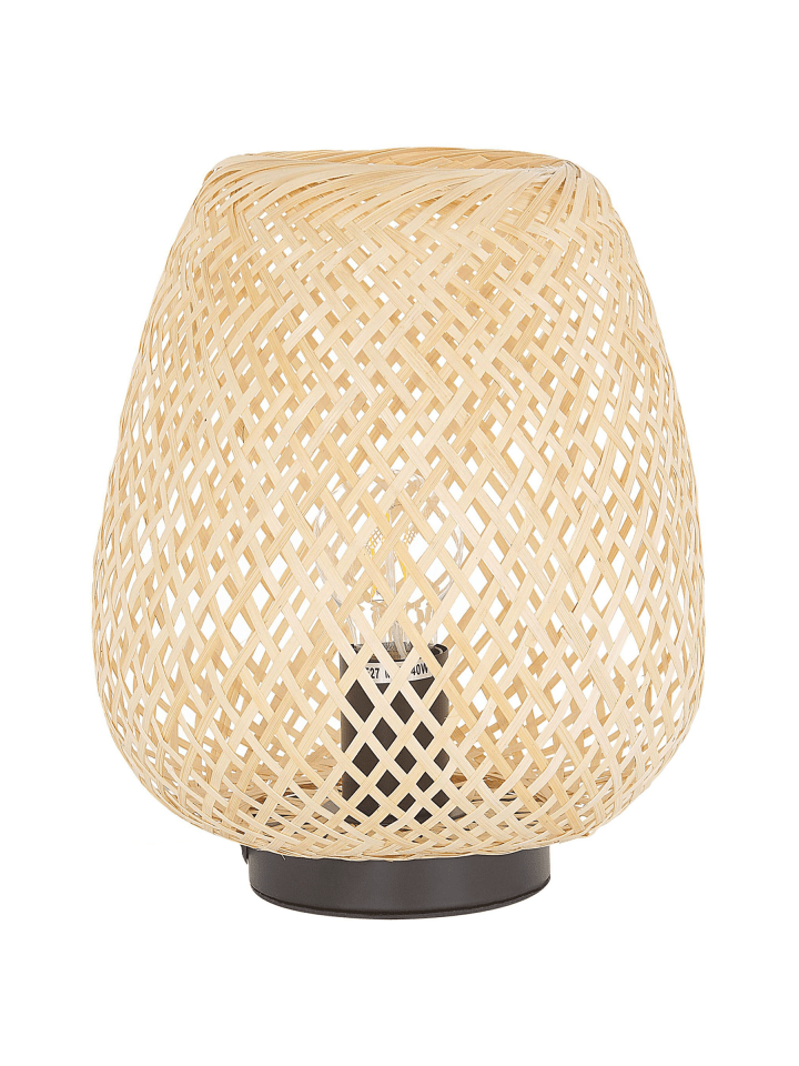 Tischleuchten BOMU in Braun/Schwarz - (W) 23 x (H) 30 x (L) 23 cm