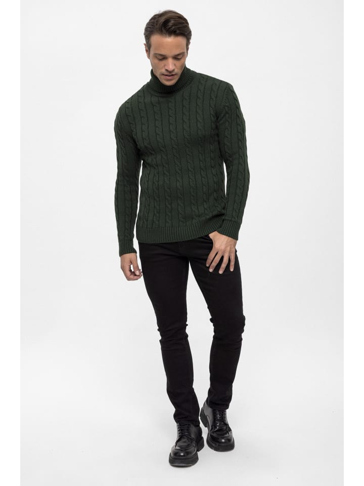 Pullover in Grün