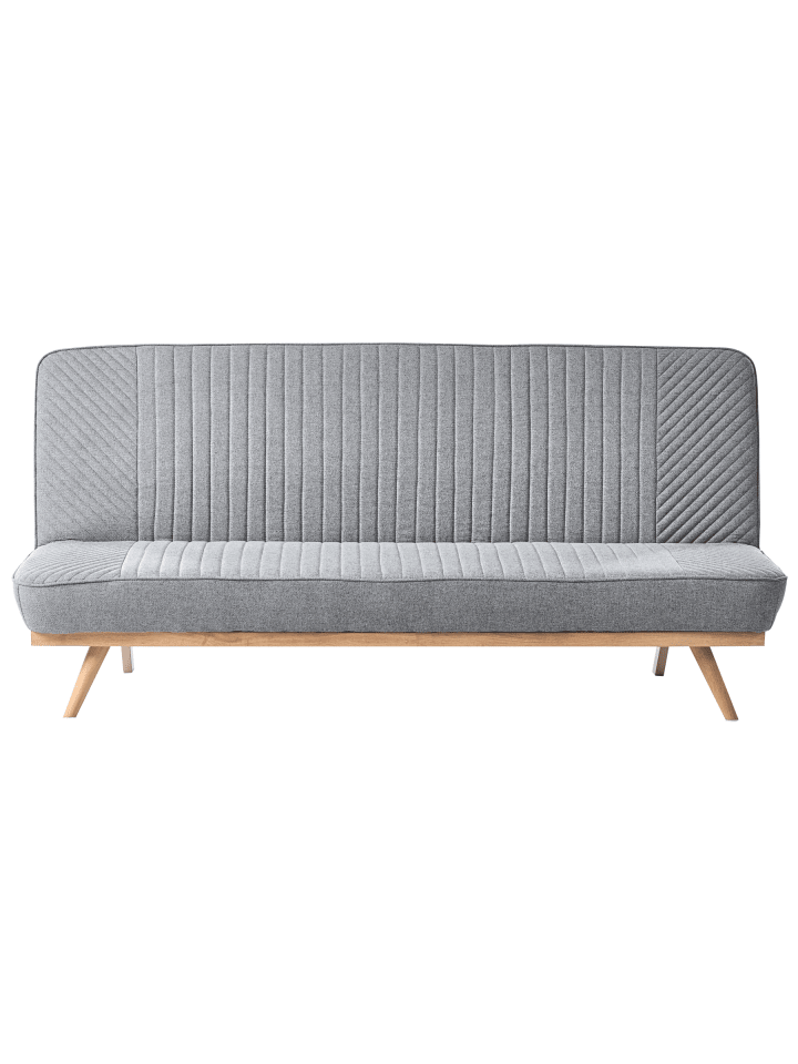 Schlafsofa KALFAFEL in Grau/Braun - (W) 191 x (H) 84 x (L) 73 cm