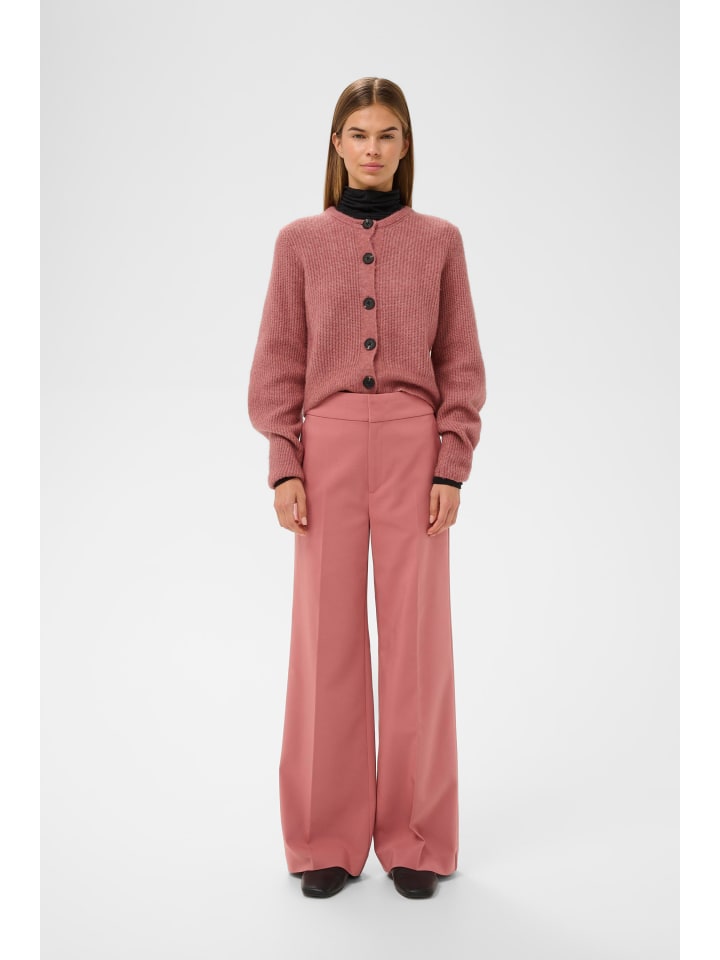 Langarm NIASIW Classic fit in WITHERED ROSE