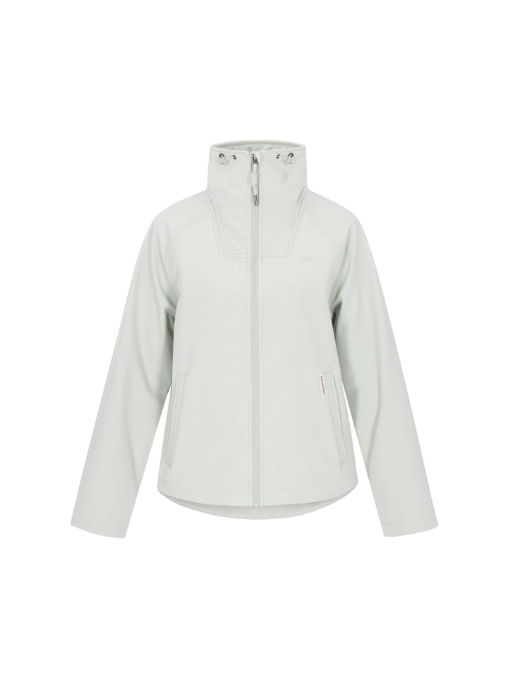 Women Softshell Jacket in sage green