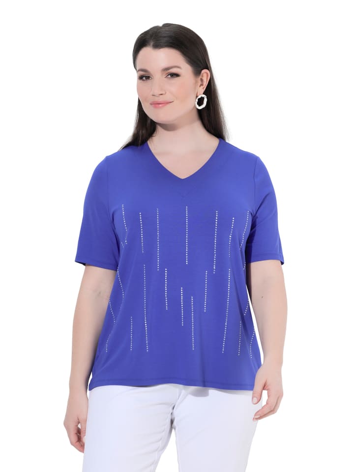 Shirt in blauviolett