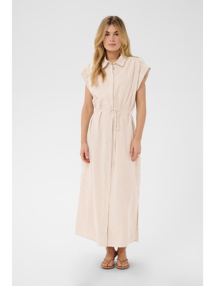 Kleid ElmikoSZ Lockere Passform in Toasted Coconut Ice Stripe
