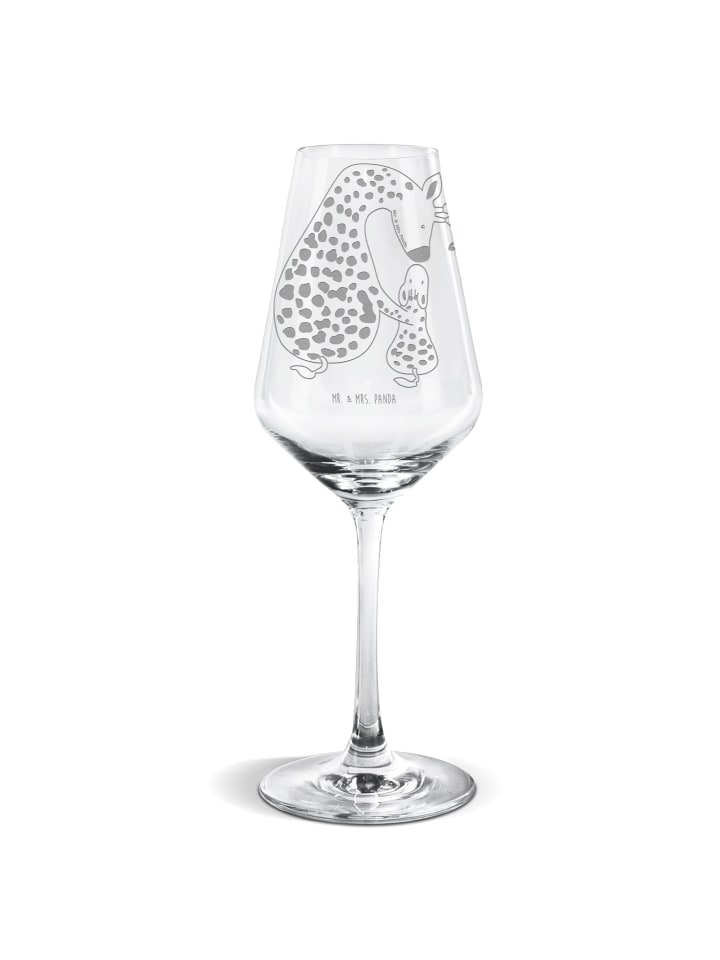 Weinglas Giraffe Kind ohne Spruch in Transparent