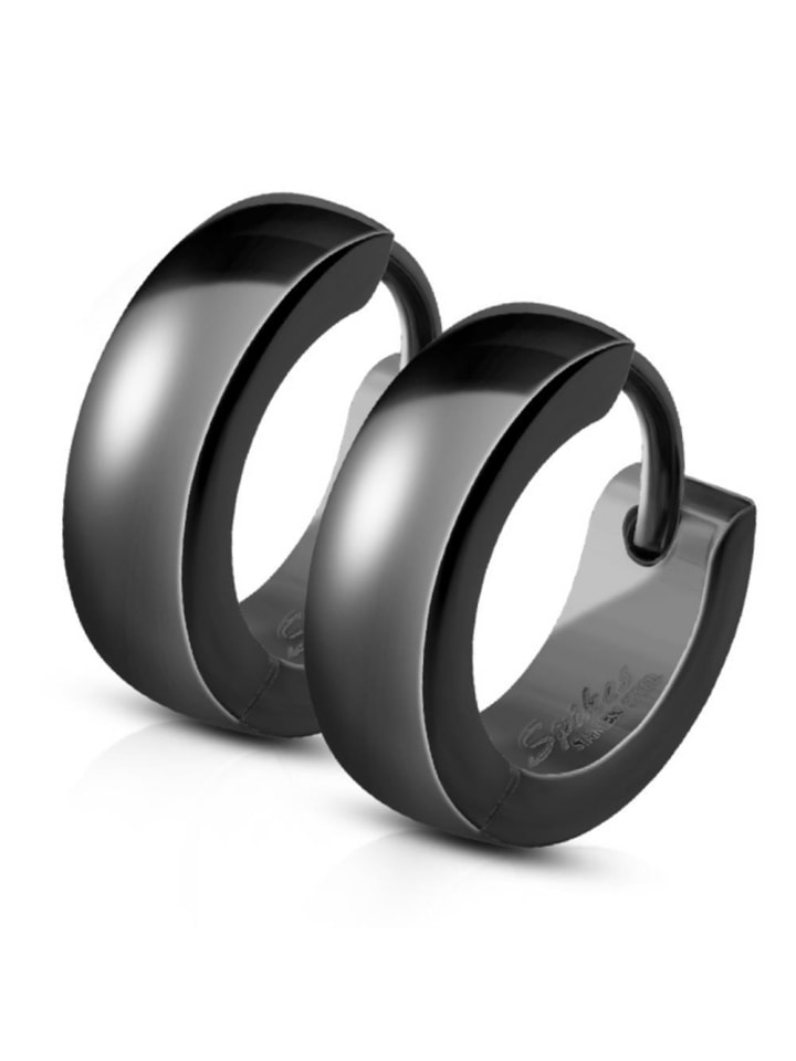 Ohrstecker in Schwarz