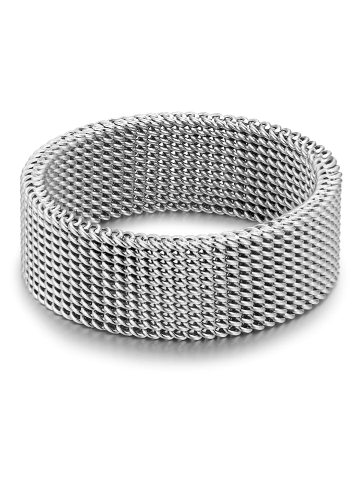 Ring aus Edelstahl in silber