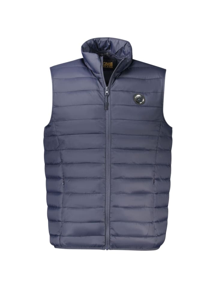 Blau Polyester Herren Jacke