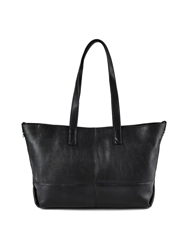 Ariel Shopper Tasche Leder 49 cm black