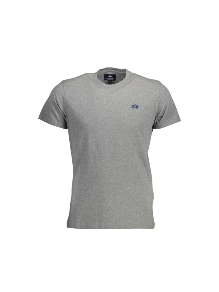 Grau Baumwolle Herren T-Shirt