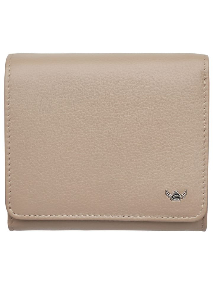 Madrid Geldbörse RFID Leder 10 cm taupe