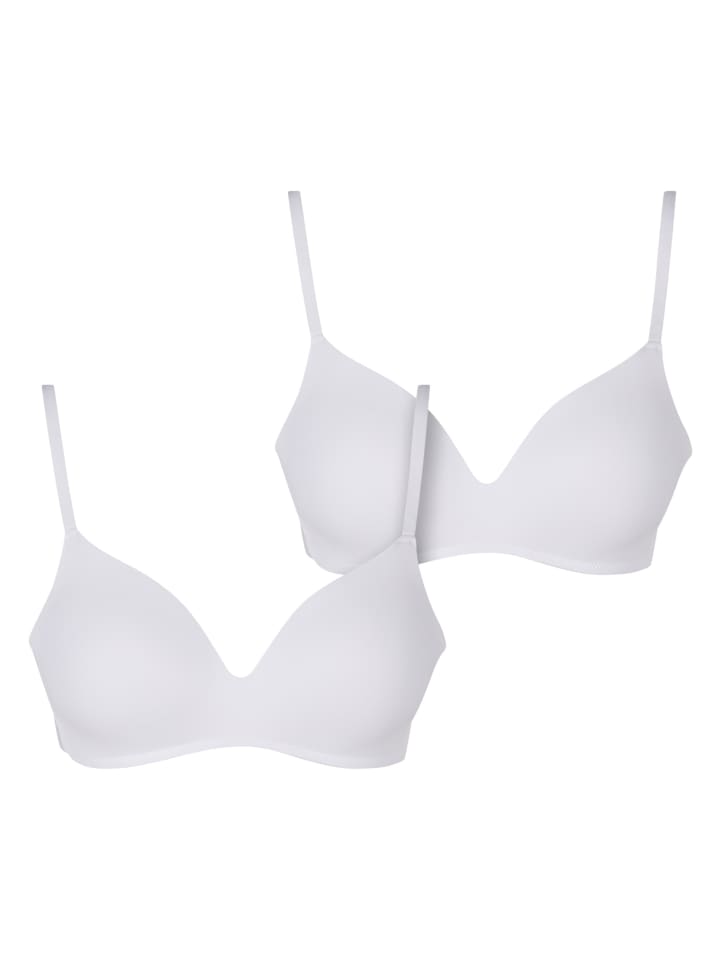 Padded Bra in white+white