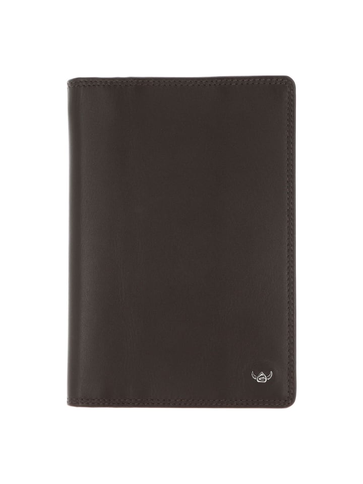 Polo Geldbörse RFID Leder 11,5 cm dunkelbraun