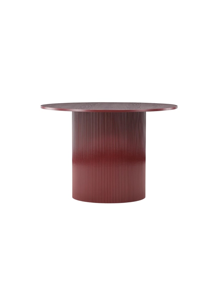 Esstisch Lenox Rot 110 x 110 cm