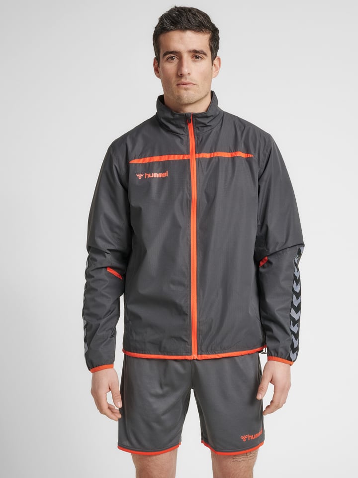 Reißverschluss Jacke Hmlauthentic Herren in ASPHALT